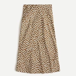 NWT Pull-on slip skirt in polka dot